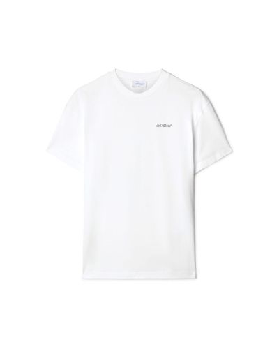 Off-White c/o Virgil Abloh T-shirt en coton à fleurs - Blanc