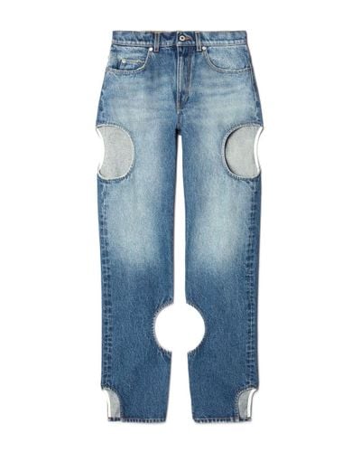 Off-White c/o Virgil Abloh Jeans Meteor - Blu