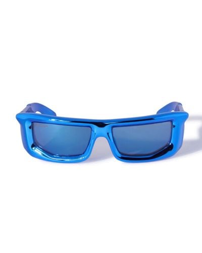 Off-White c/o Virgil Abloh Gafas de sol Volcanite con montura cuadrada - Azul