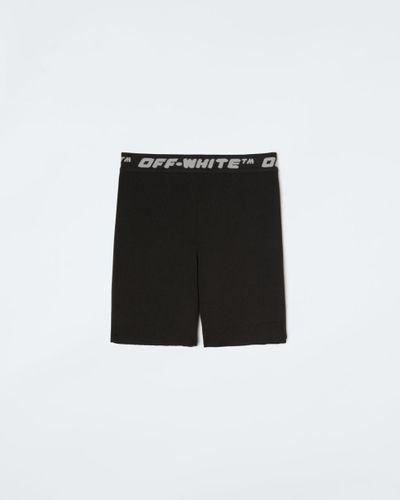 Off-White c/o Virgil Abloh Logo Band Shorts - Black