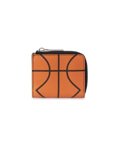 Off-White c/o Virgil Abloh Basketball Zip Around Wallet - Orange