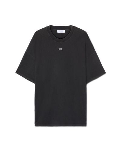 Off-White c/o Virgil Abloh T-shirt en coton à imprimé graphique - Noir