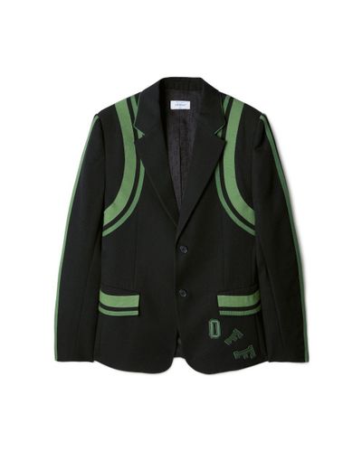 Off-White c/o Virgil Abloh Giacca formale Varsity Country - Verde