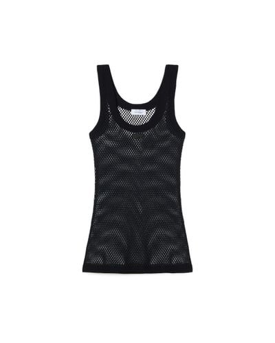 Off-White c/o Virgil Abloh Net Tank Top - Black