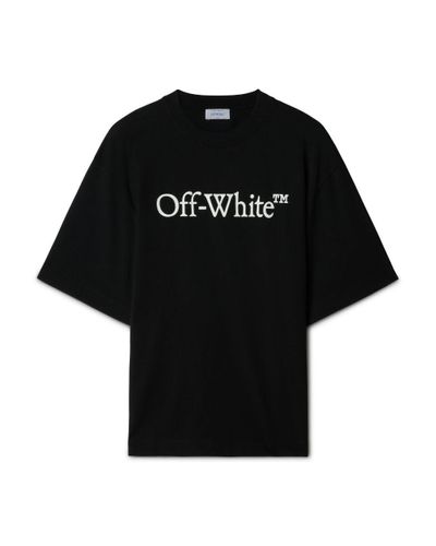 Off-White c/o Virgil Abloh T-shirt à logo Bookish imprimé - Noir