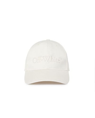 Off-White c/o Virgil Abloh Drill Logo Bookish Baseball Cap - White