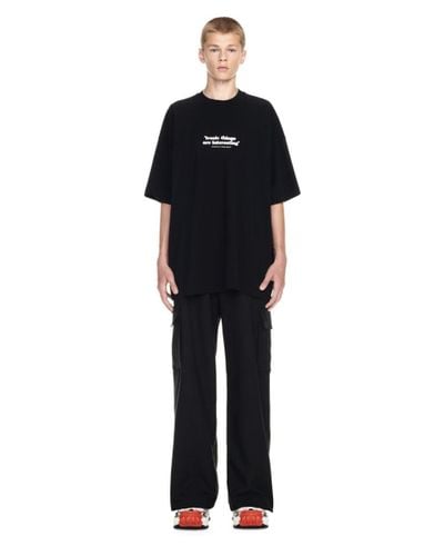 Off-White c/o Virgil Abloh Ironic Quote Over S/s Tee - Black
