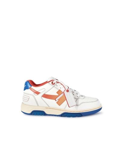 Off-White c/o Virgil Abloh SNEAKERS OUT OF OFFICE CON IMPUNTURE A CONTRASTO - Bianco