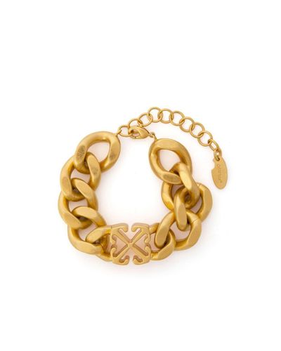 Off-White NEW Private Sale ~35g 18K Yellow Gold Paper Clip Bracelet