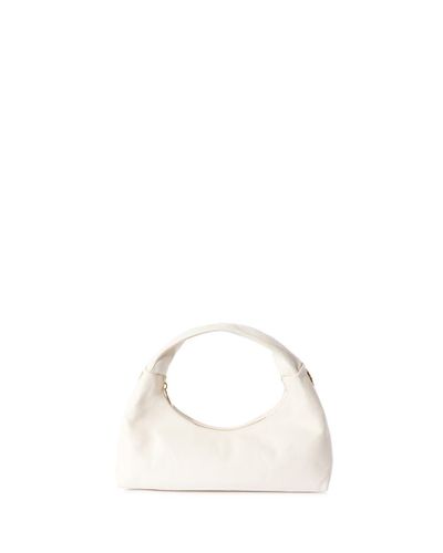 Off-White c/o Virgil Abloh Arcade Leather Shoulder Bag - Natural