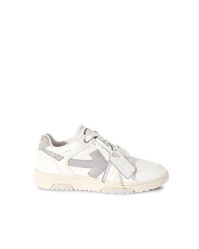 Off-White c/o Virgil Abloh SNEAKERS OUT OF OFFICE SLIM BIANCO/GRIGIO