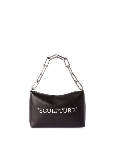 Off-White c/o Virgil Abloh Pochette Block Pouch Quote - Blanc