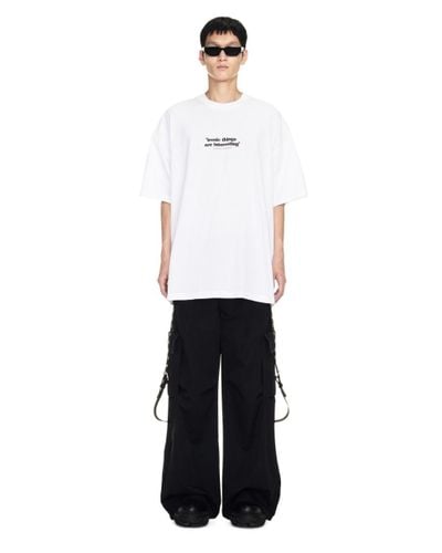 Off-White c/o Virgil Abloh Ironic Quote Over S/s Tee - White