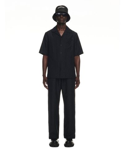 Off-White c/o Virgil Abloh Off Ao Jacquard Silkcot Pyjama Pant - Black