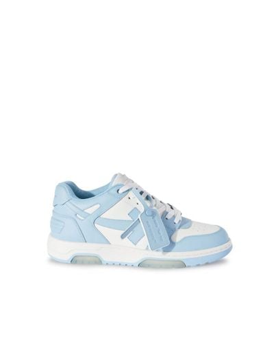 Off-White c/o Virgil Abloh Sneakers Out of Office Bianco/Celeste - Blu