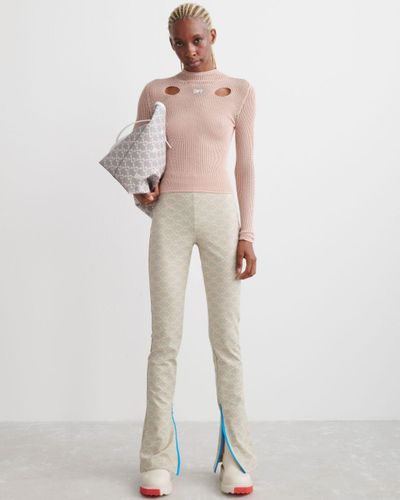 Off-White c/o Virgil Abloh TOP A MANICHE LUNGHE HOLY NUDE - Multicolore