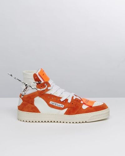 Off-White c/o Virgil Abloh 3.0 Off-court Supreme Suede Sneakers - Orange