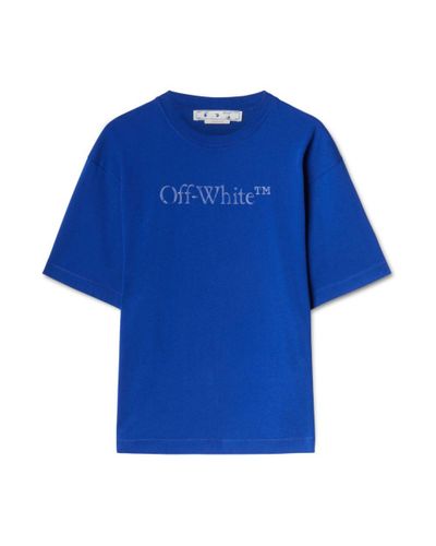 Blue Off-White c/o Virgil Abloh T-shirts for Men | Lyst
