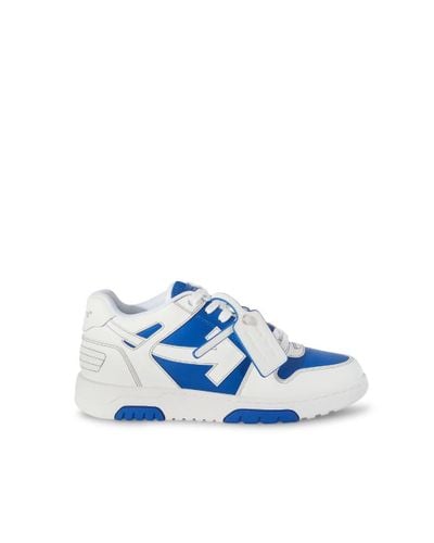 Off-White c/o Virgil Abloh Sneakers Out of Office Blu Reale/Bianco