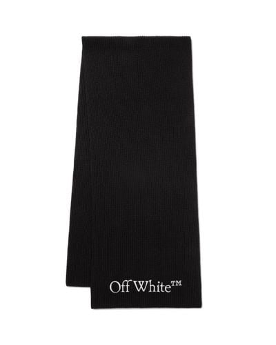 Off-White c/o Virgil Abloh Bookish Knit Scarf - Black