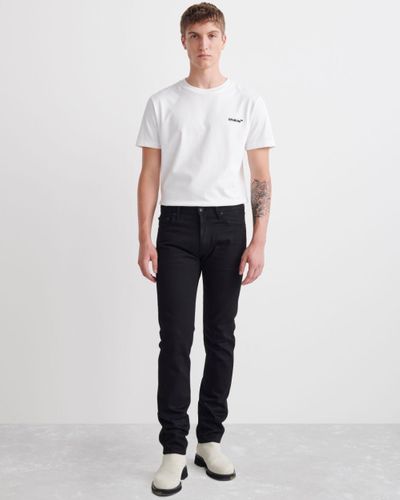 Off-White c/o Virgil Abloh Single Arrow Slim Jeans - White