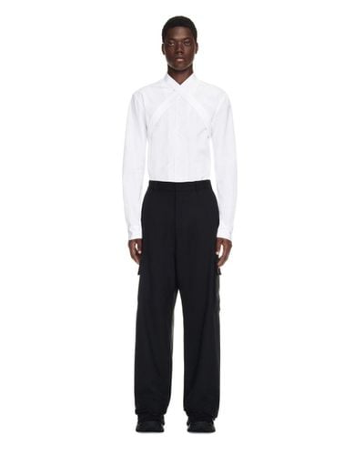 Off-White c/o Virgil Abloh Ow Emb Drill Cargo Pant - Red