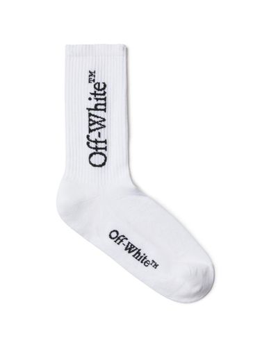 Off-White c/o Virgil Abloh Bksh Mid Socks - White