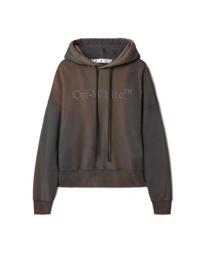 Off-White c/o Virgil Abloh Laundry Hoodie - Brown