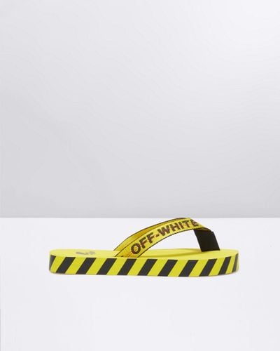 Off-White c/o Virgil Abloh Industrial Flip Flop - Yellow