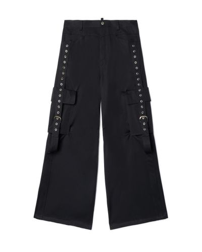 Off-White c/o Virgil Abloh Pantaloni cargo con cinghie - Blu