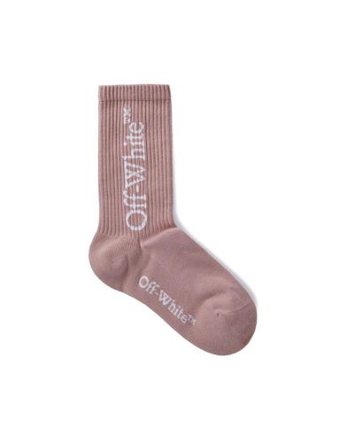 Off-White c/o Virgil Abloh Bookish Socks - Pink