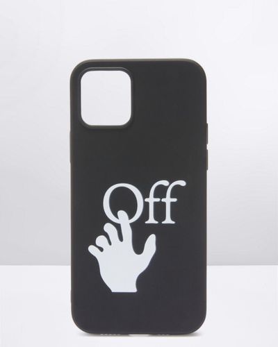 Off-White c/o Virgil Abloh Coque d'iPhone 12 Pro Hand Off - Noir