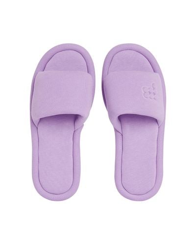 PANGAIA Jersey Sliders - Purple