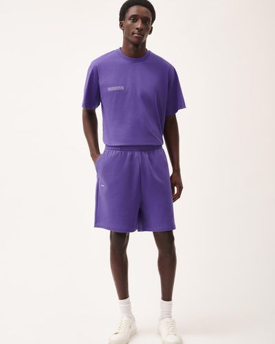 PANGAIA 365 Midweight Mid-length Shorts - Purple