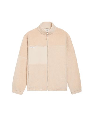 PANGAIA Archive Fleece Zipped Jacket - Natural