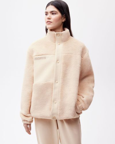 PANGAIA Recycled Wool Fleece Jacket - Natural