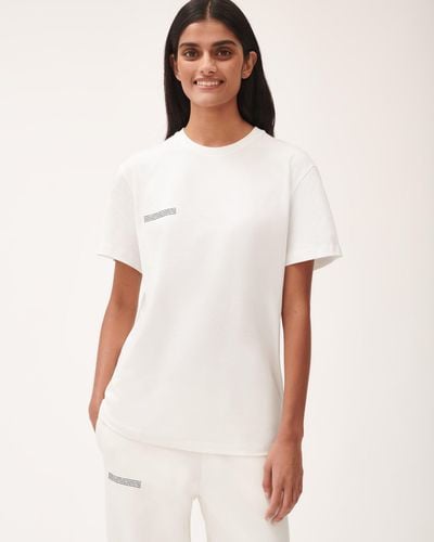 PANGAIA Cotton T-shirt With C-fiber Core - White
