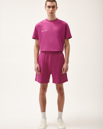 PANGAIA 365 Midweight Mid Length Shorts - Pink