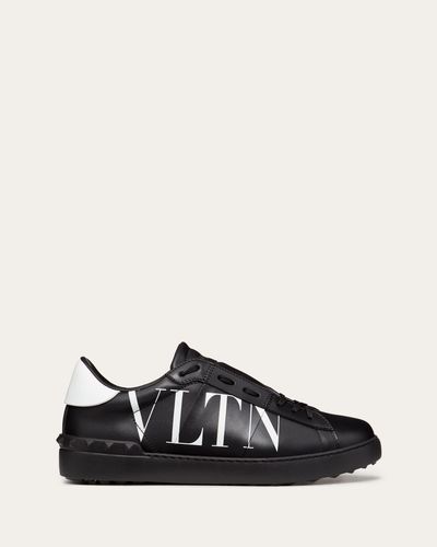 Valentino Garavani SNEAKERS OPEN MIT VLTN-PRINT - Schwarz