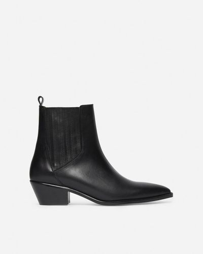 Vanessa Bruno Bottines Santiags en Cuir - Noir