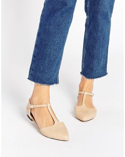 t bar flat shoes
