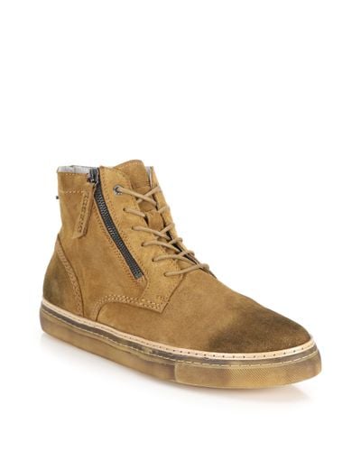 diesel boots brown