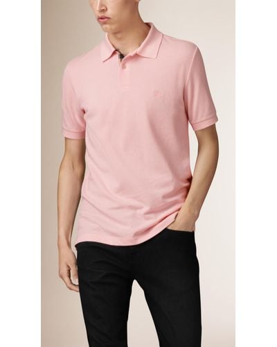 burberry pink shirt men