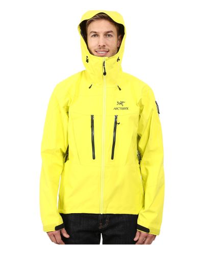 arcteryx yellow jacket