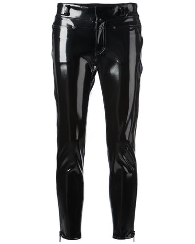 Undercover High Shine Trousers In Black Lyst 