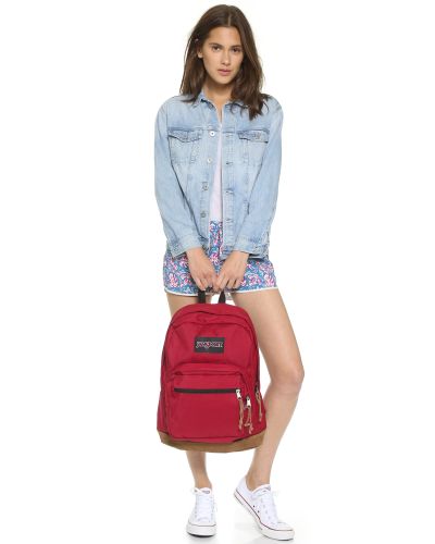 mochila jansport viking red