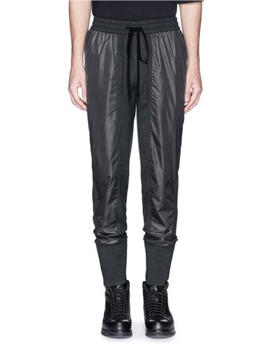wool jogging pants