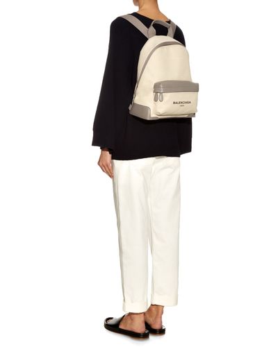 balenciaga canvas backpack
