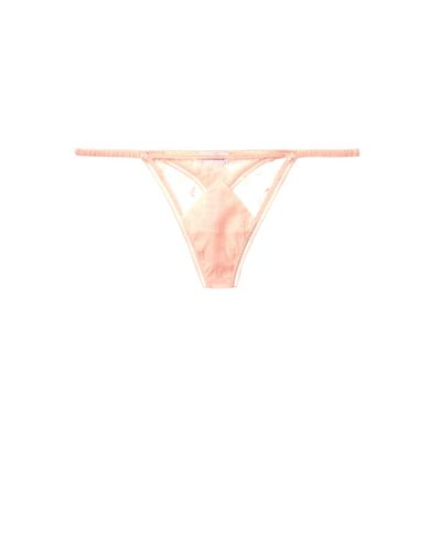 La Perla Saree Lace Thong in Pink | Lyst