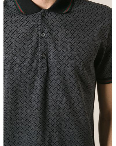 grey gucci polo